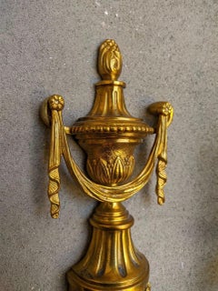 Louis XVI Style Gilt Bronze Three-Light Sconce by Gherardo Degli Albizzi