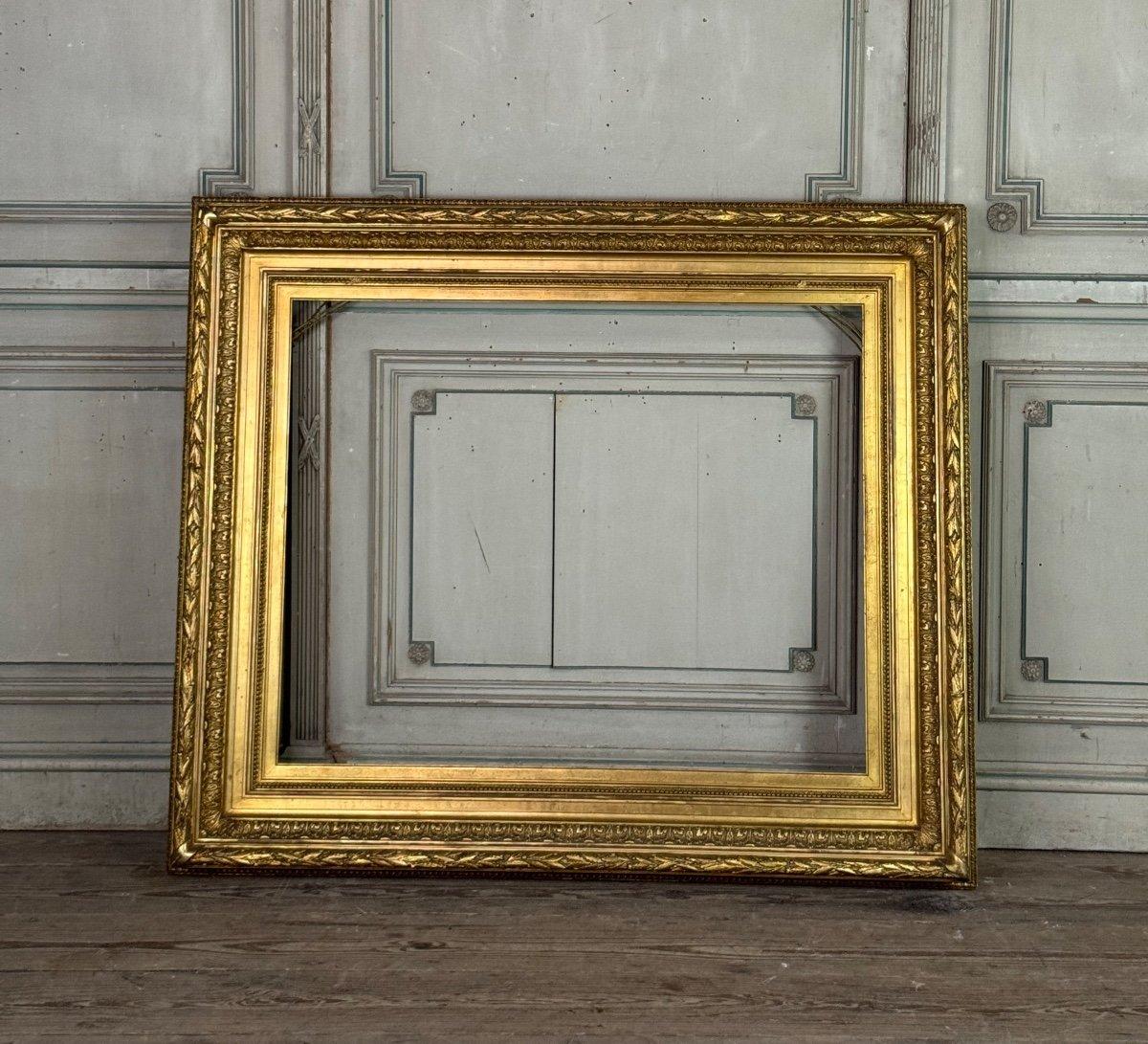 XX secolo Cornice dorata in stile Luigi XVI Circa 1900, 135x115,5 cm