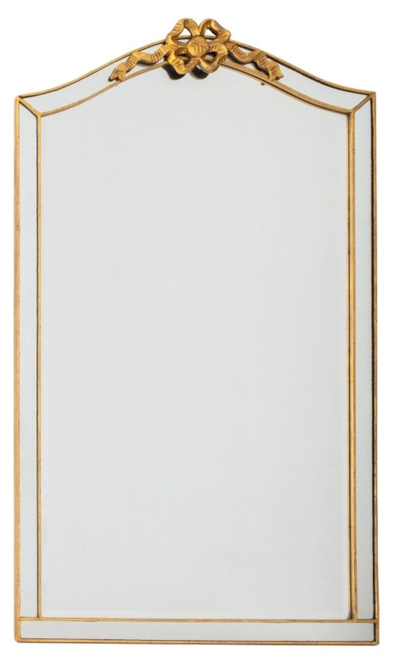 Louis XVI Style Gilt Marginal Frame Mirror For Sale 4