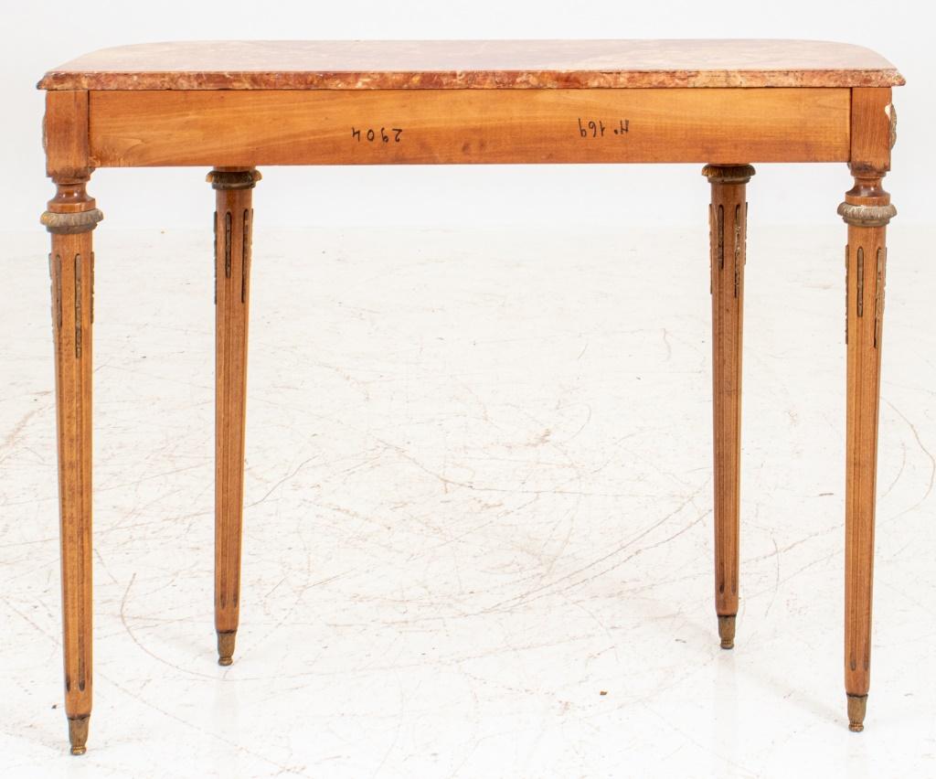Louis XVI Style Gilt Metal Mounted Console 3