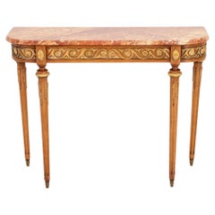 Louis XVI Style Gilt Metal Mounted Console