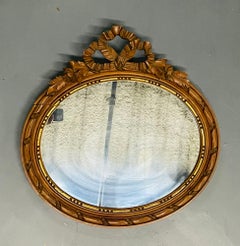 Louis XVI Style Gilt Wood Wall or Console Mirror
