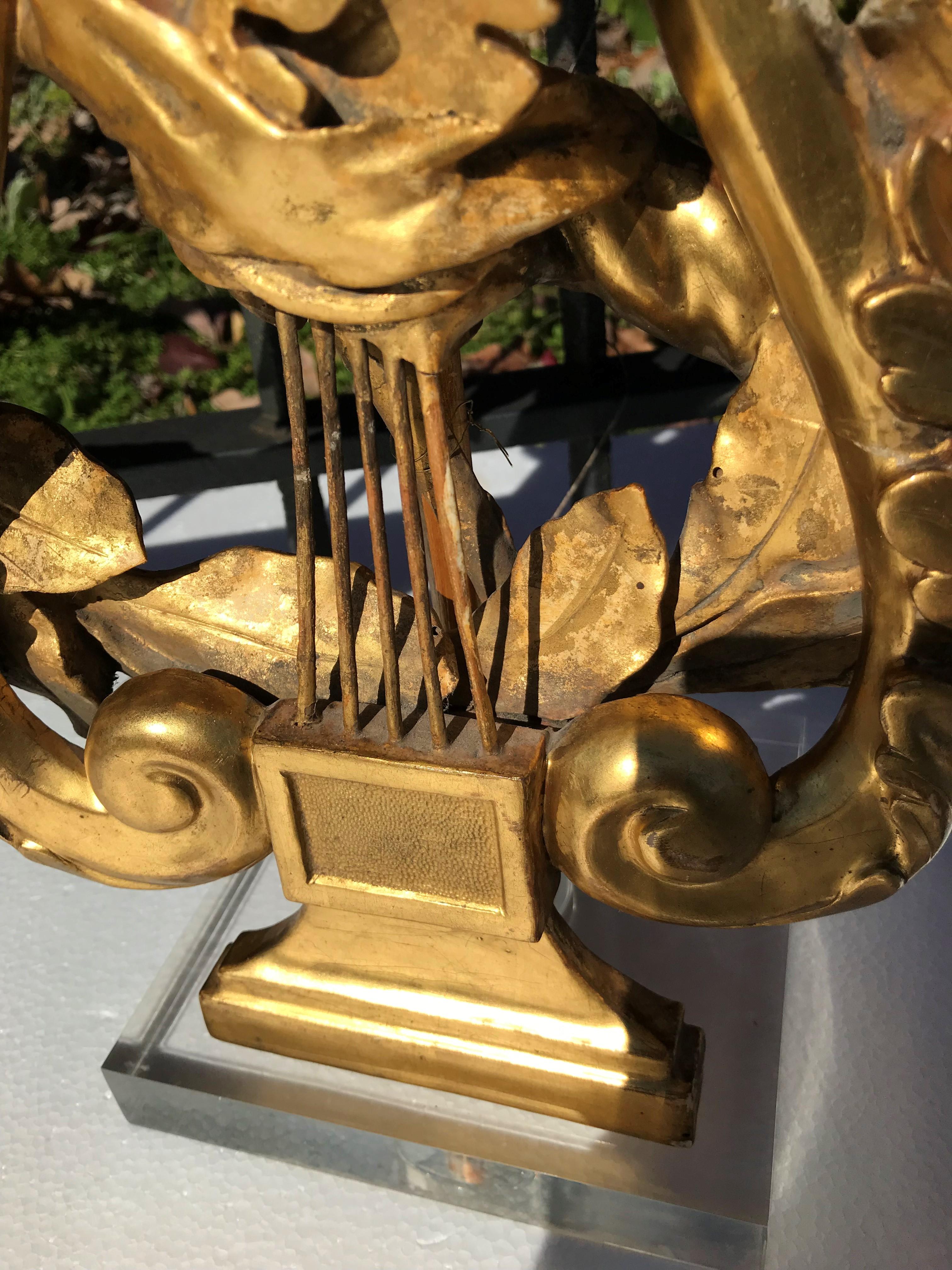 Louis XVI Style Giltwood Boiserie Trophy Fragment 6