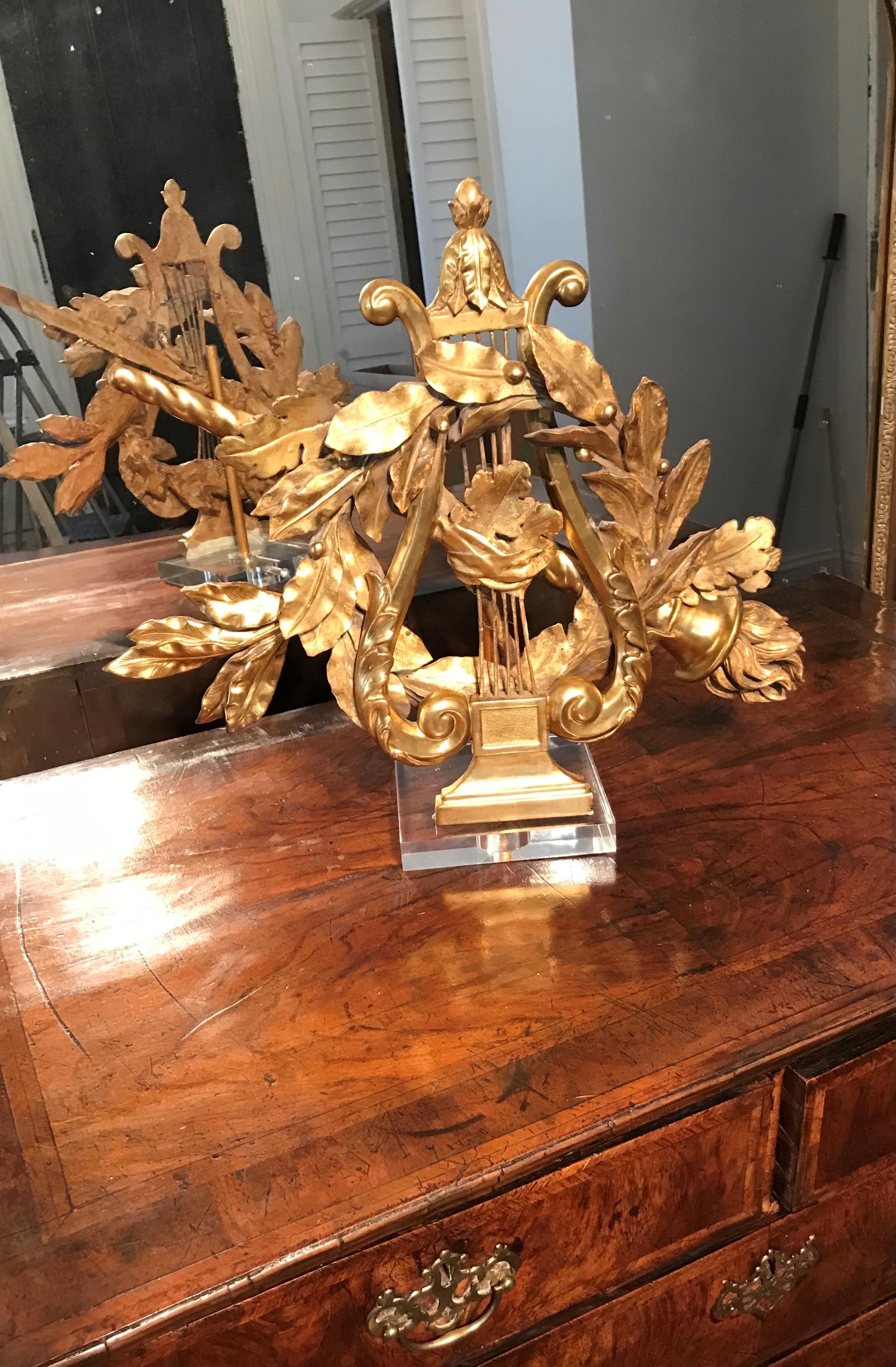 Louis XVI Style Giltwood Boiserie Trophy Fragment 2