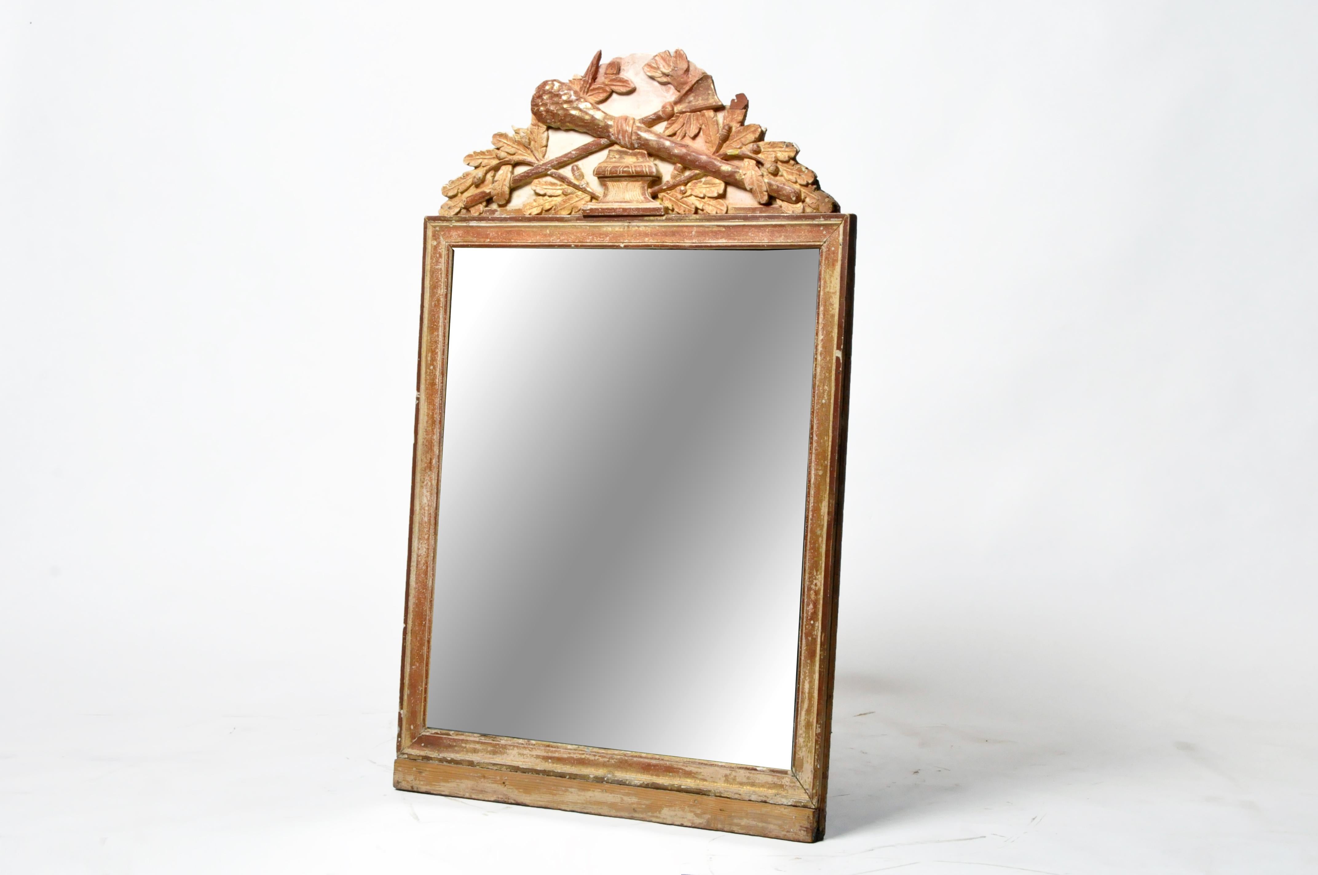 Louis XVI Style Giltwood Mirror 8