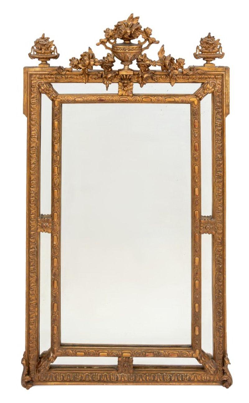 Louis XVI Style Giltwood Mirror 1