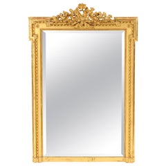 Louis XVI Style Giltwood Mirror