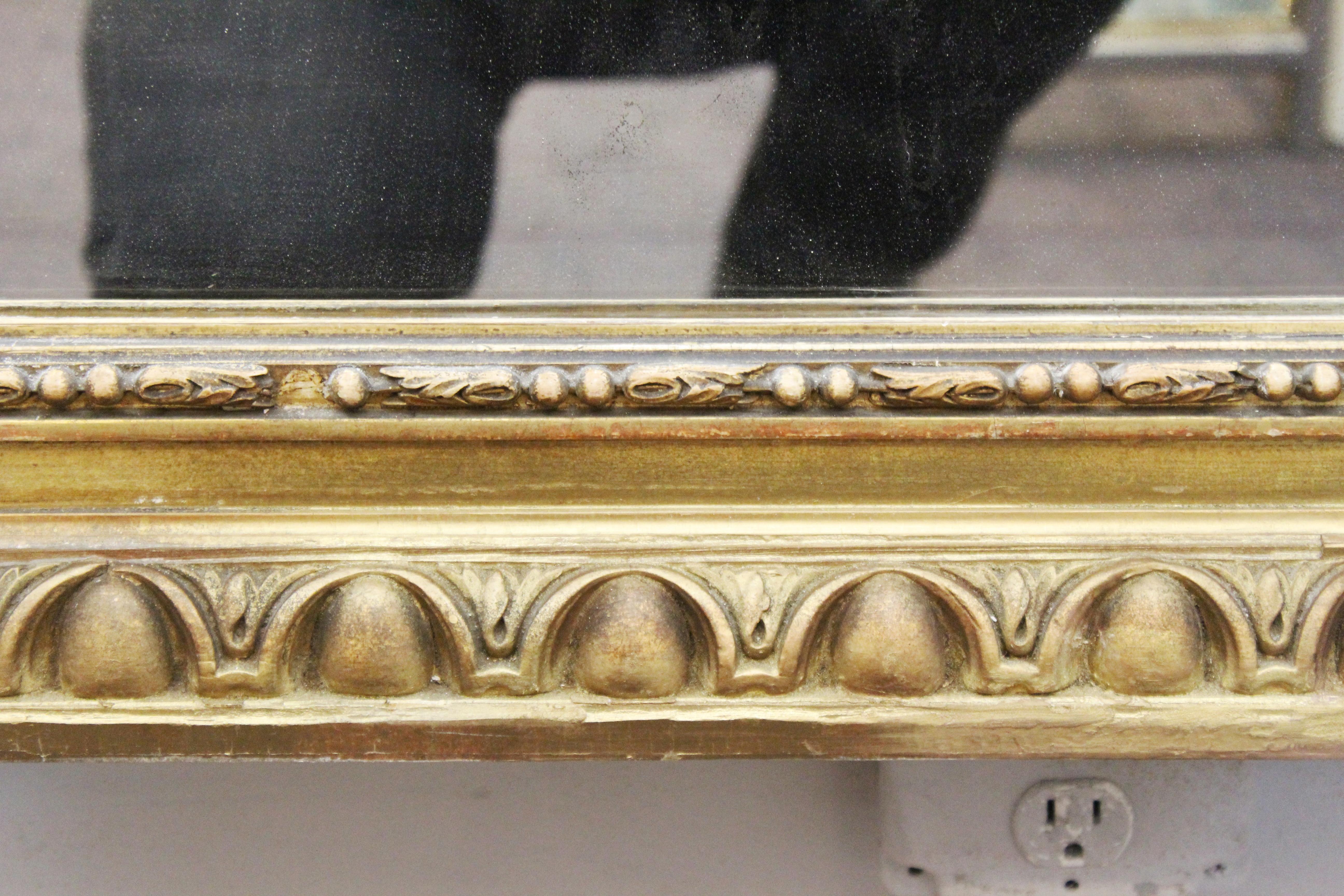 19th Century Louis XVI Style Giltwood Wall Mirror