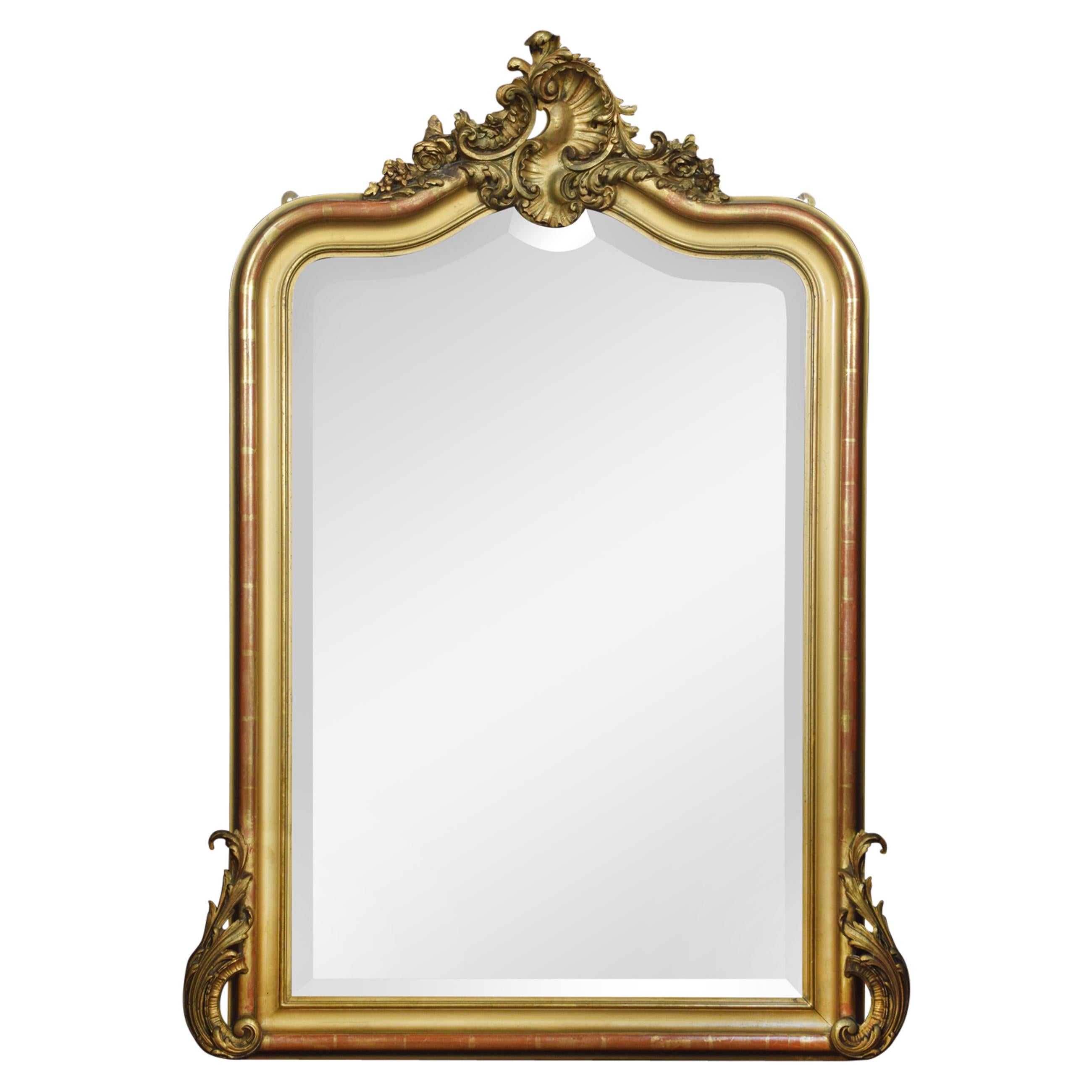 Louis XVI Style Giltwood Wall Mirror
