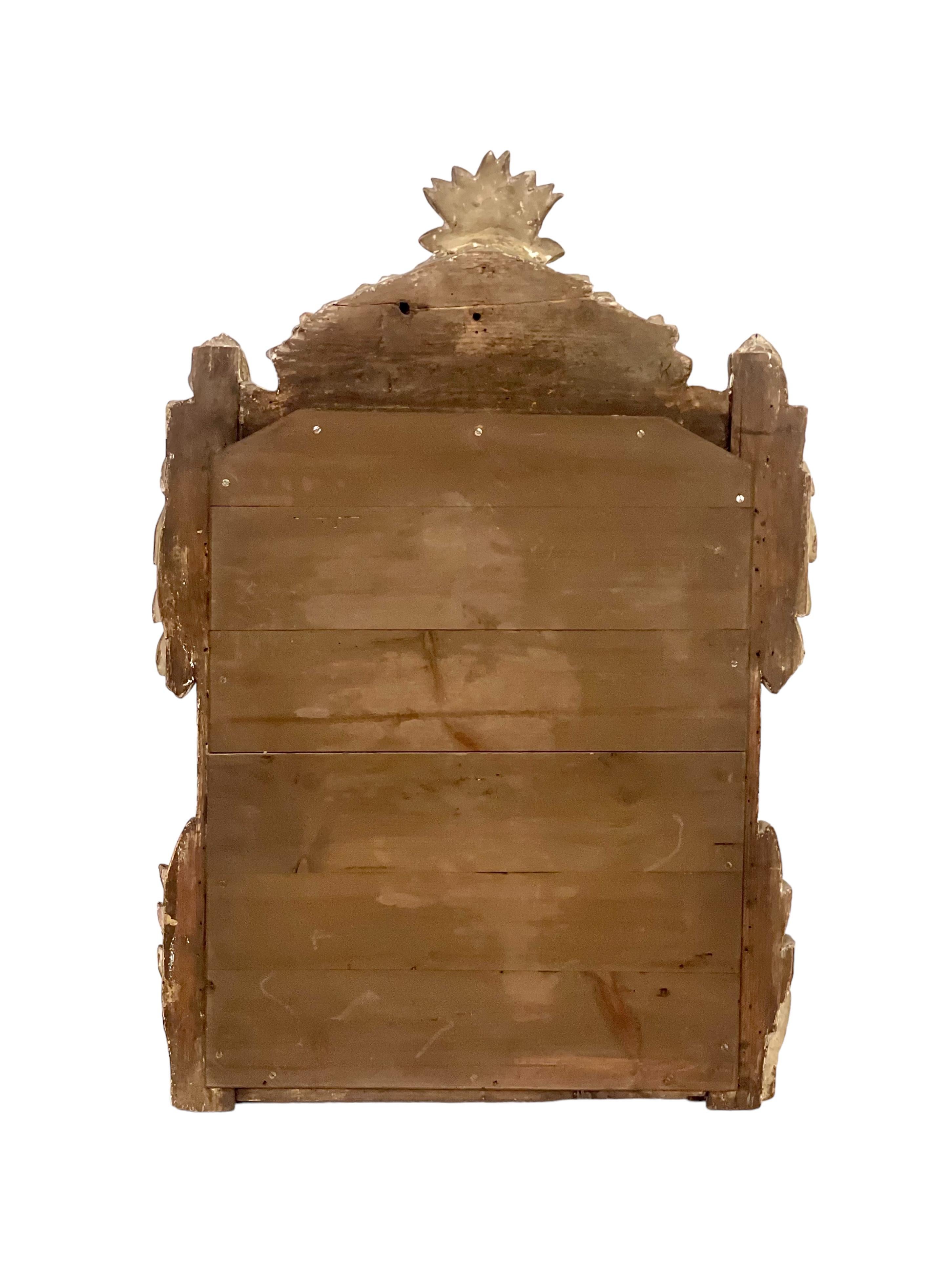 Miroir Louis XVI du 19ème siècle laqué gris en vente 1