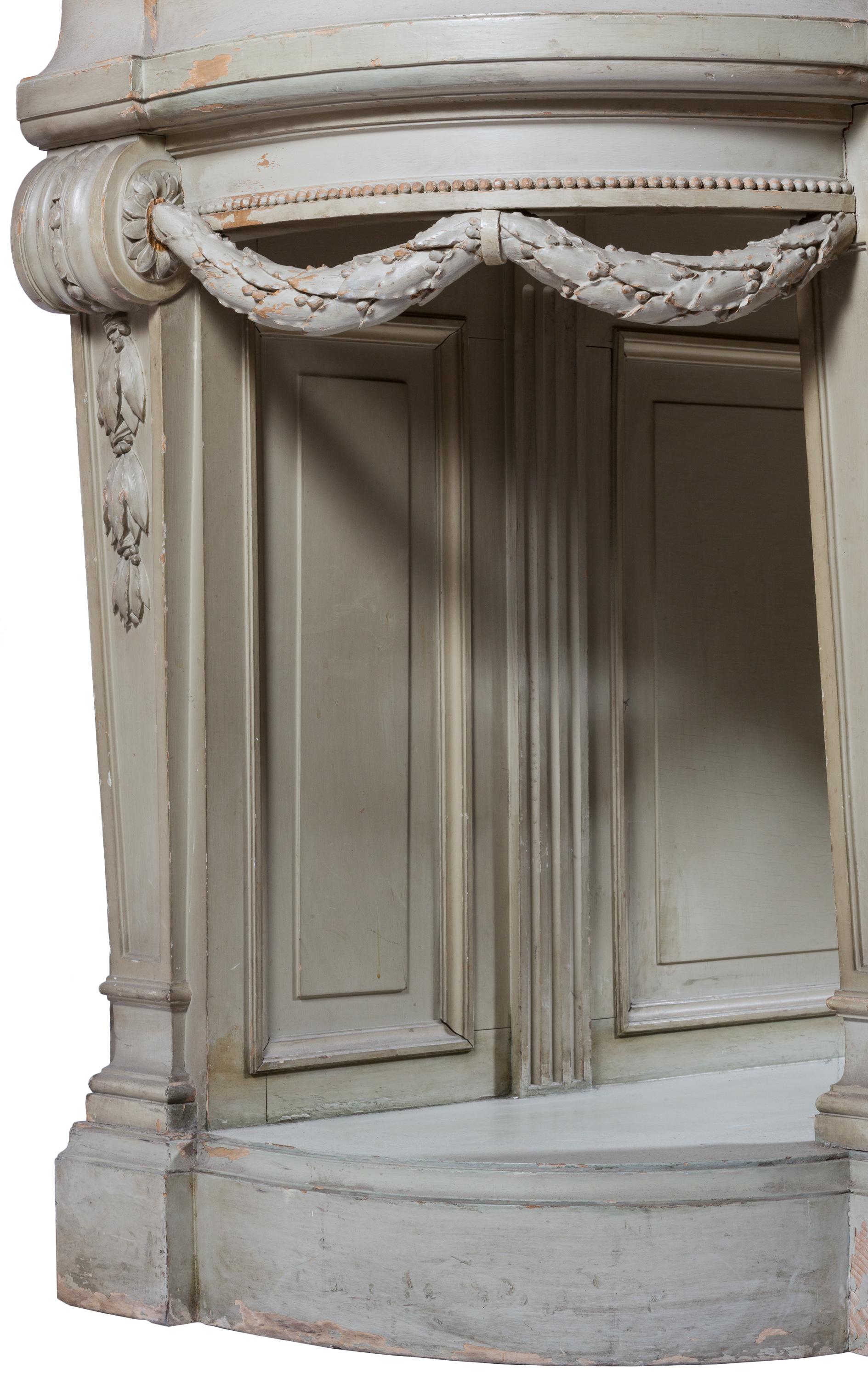 French Louis XVI Style Gris Trianon 'Trianon Gray' Vitrine / Cabinet by François Linke