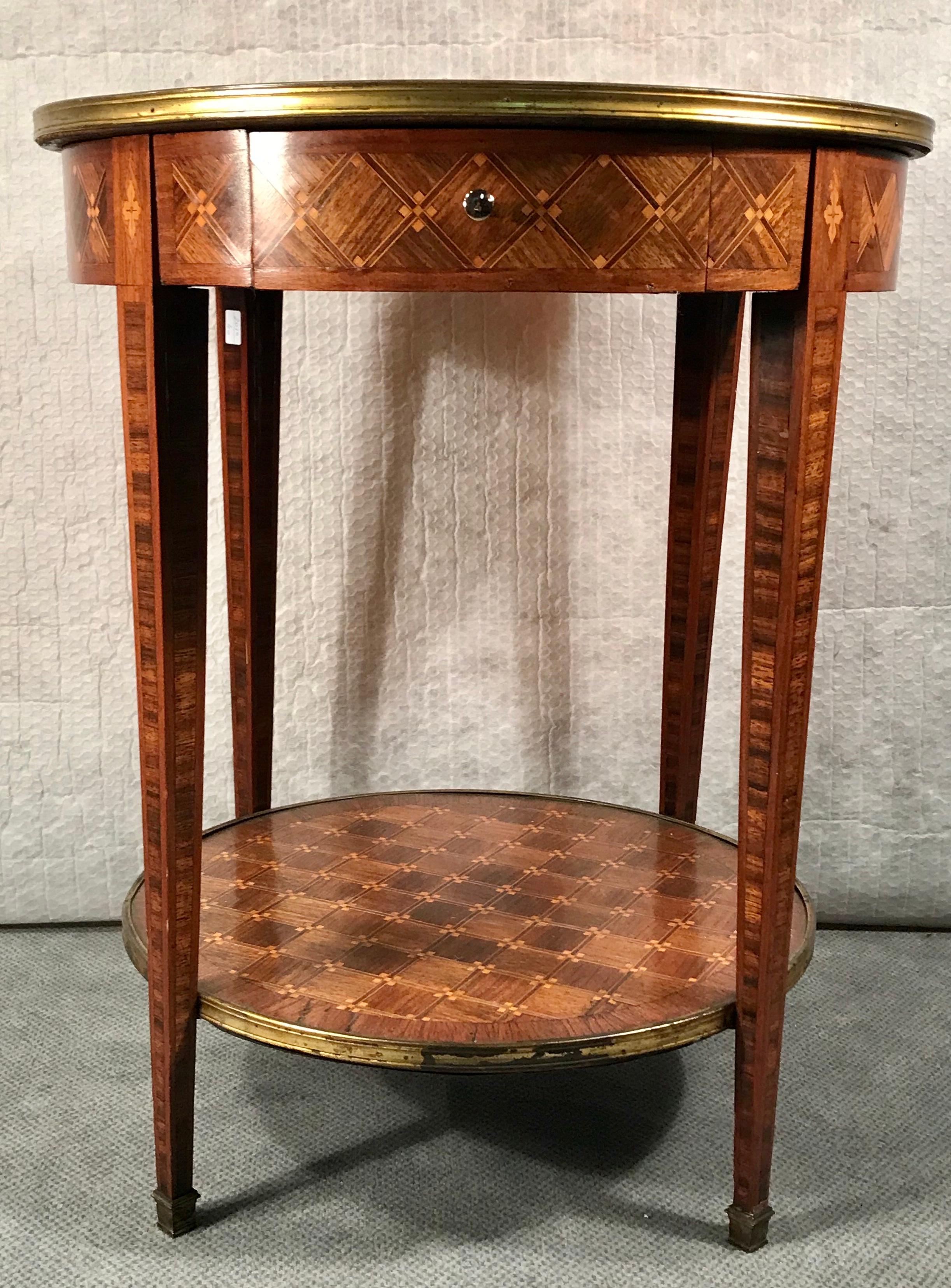 Louis XVI Style Gueridon, France, 19th Century In Good Condition In Belmont, MA