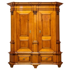 Antique Louis XVI-Style Hall Cabinet, Leipzig, Early 19th Century