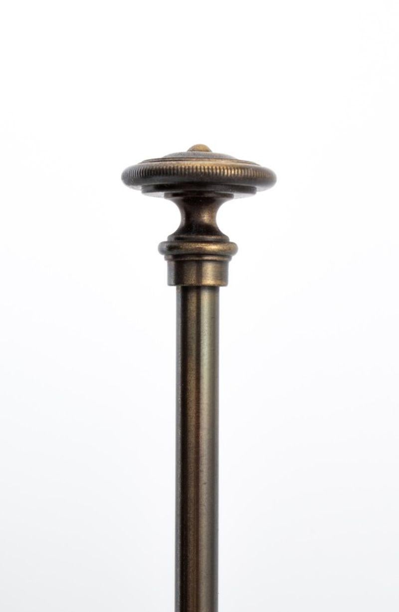Louis XVI Style Horn Motif Brass Bouillotte Lamp 5