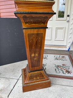 Louis Xvi Style Inlaid Pedestal