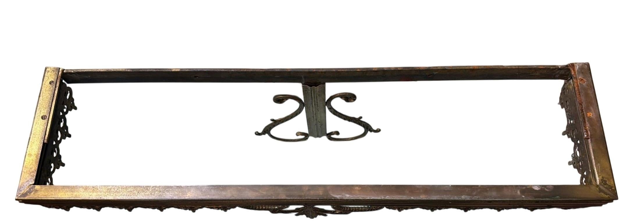 Louis XVI Style Italian Wall-Mounted Console in with Marble Top For Sale 4