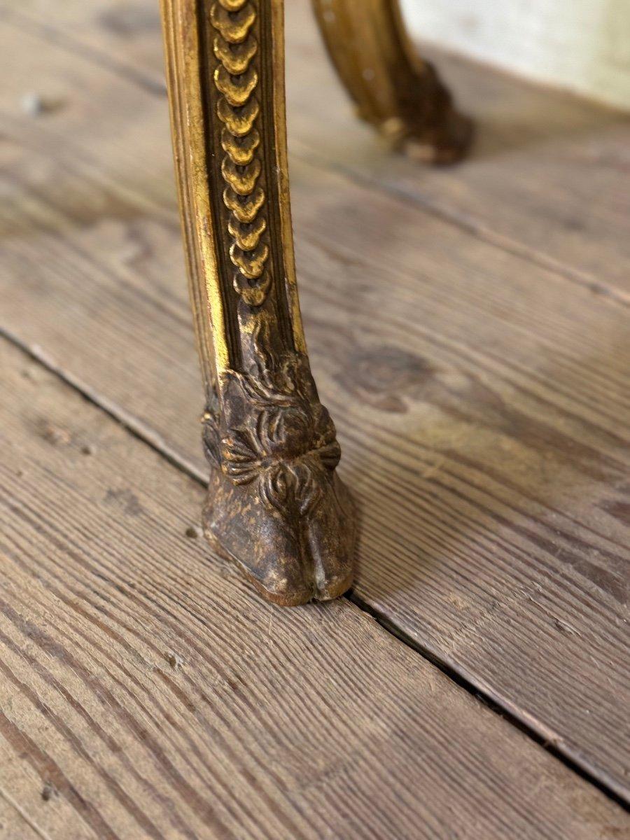 Bois doré Jardinière de style Louis XVI en bois sculpté et doré vers 1900 en vente