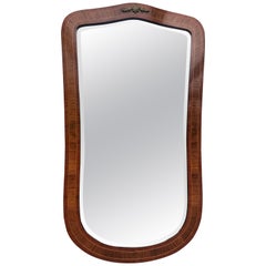 Louis XVI Style Kingwood and Marquetry Mirror
