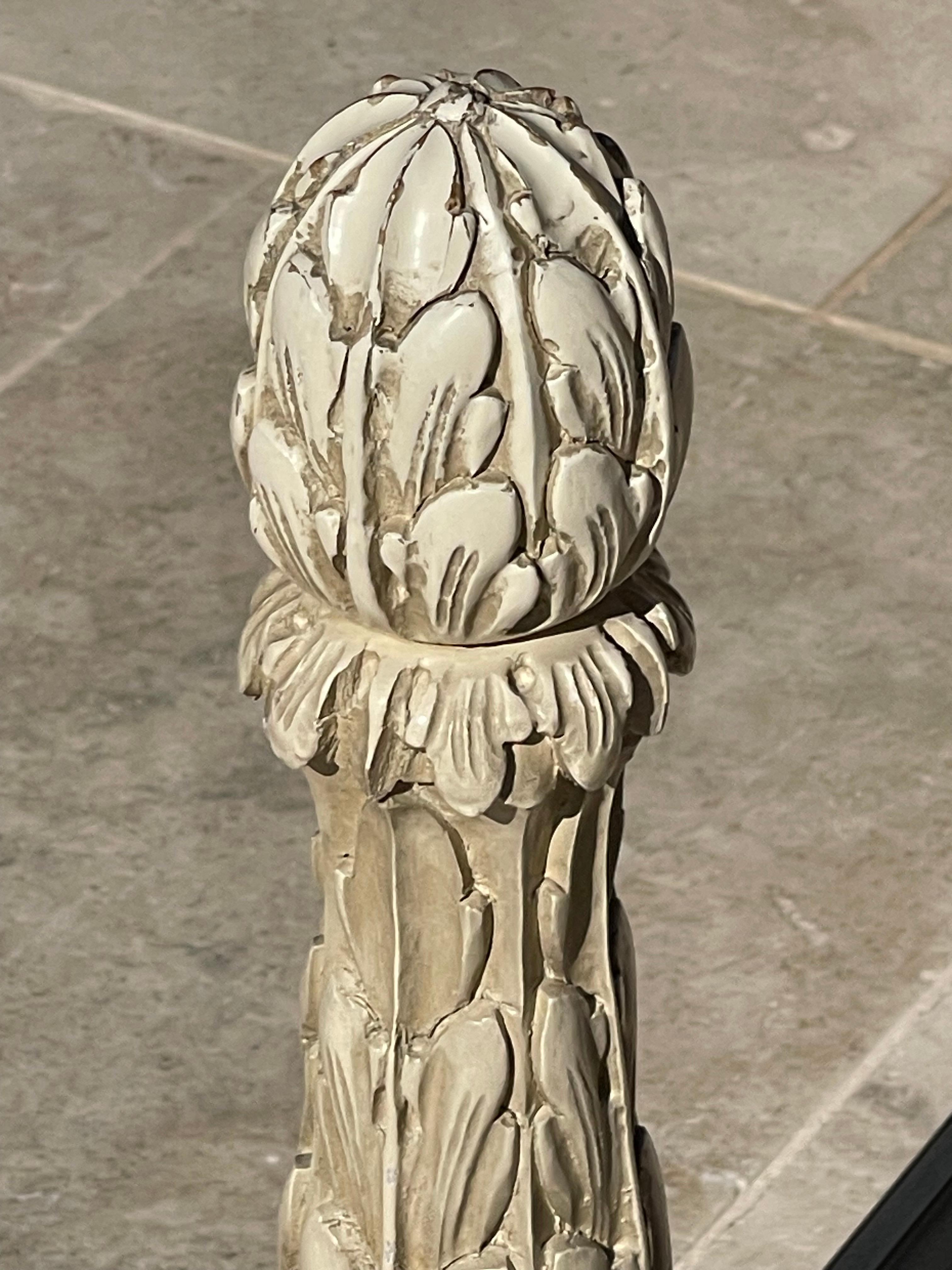 Lit laqué de style Louis XVI, XIXème siècle en vente 1