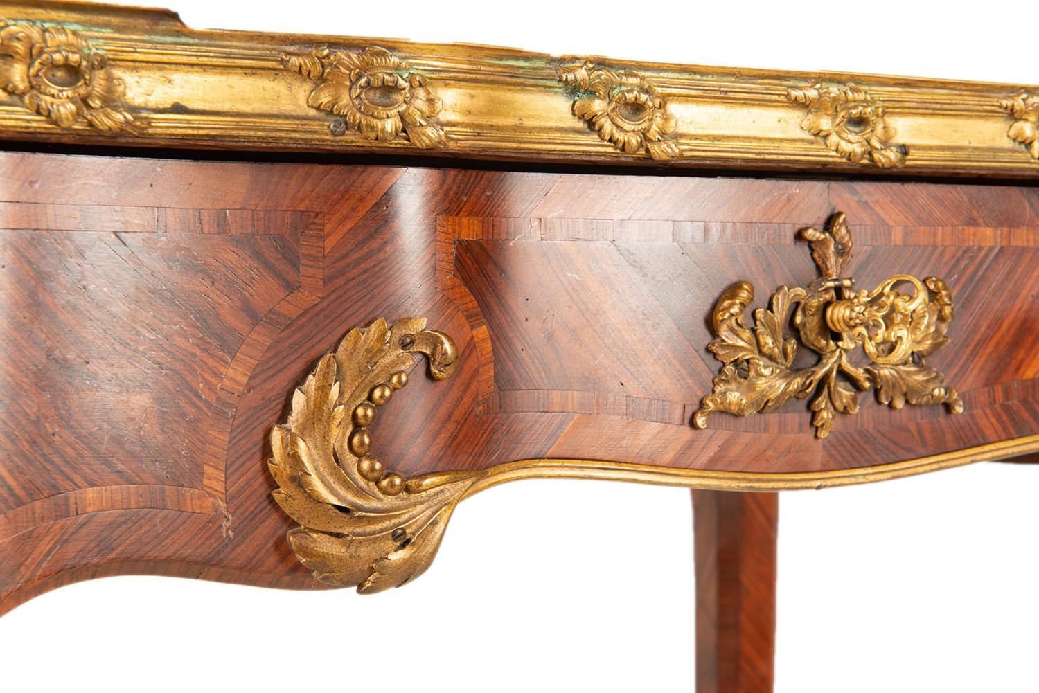 French Louis XVI Style Ladies Desk, after Francoise Linke, 19th Century For Sale