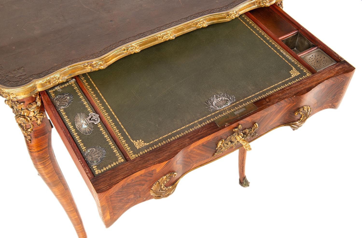 Louis XVI Style Ladies Desk, after Francoise Linke, 19th Century For Sale 1