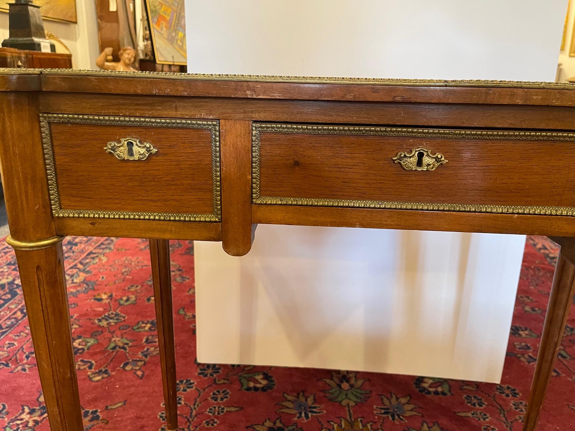 Louis XVI Style Ladies Writing Desk Attributed to Maison Jansen, 20th Century 5