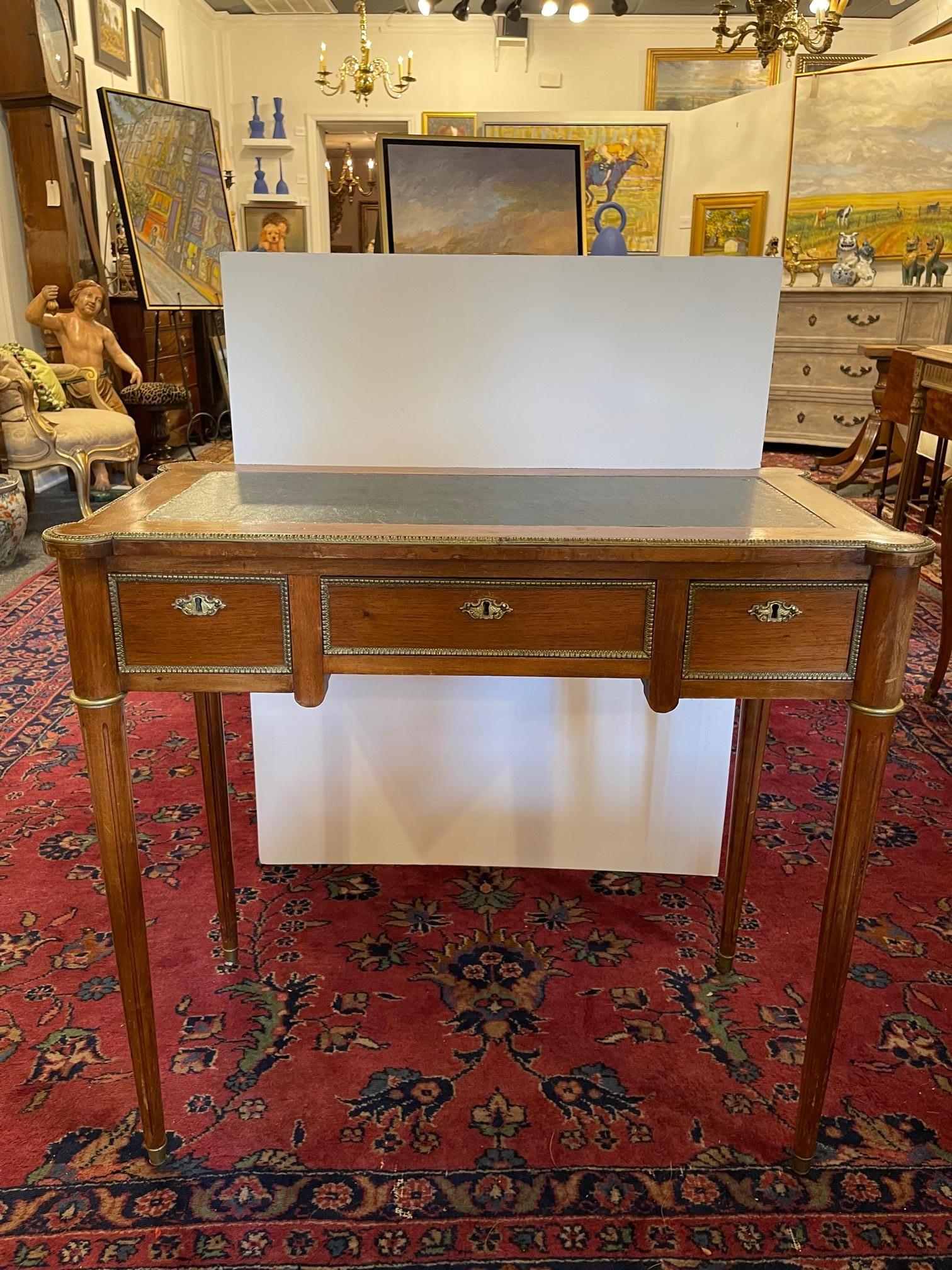 Louis XVI Style Ladies Writing Desk Attributed to Maison Jansen, 20th Century In Good Condition In Savannah, GA