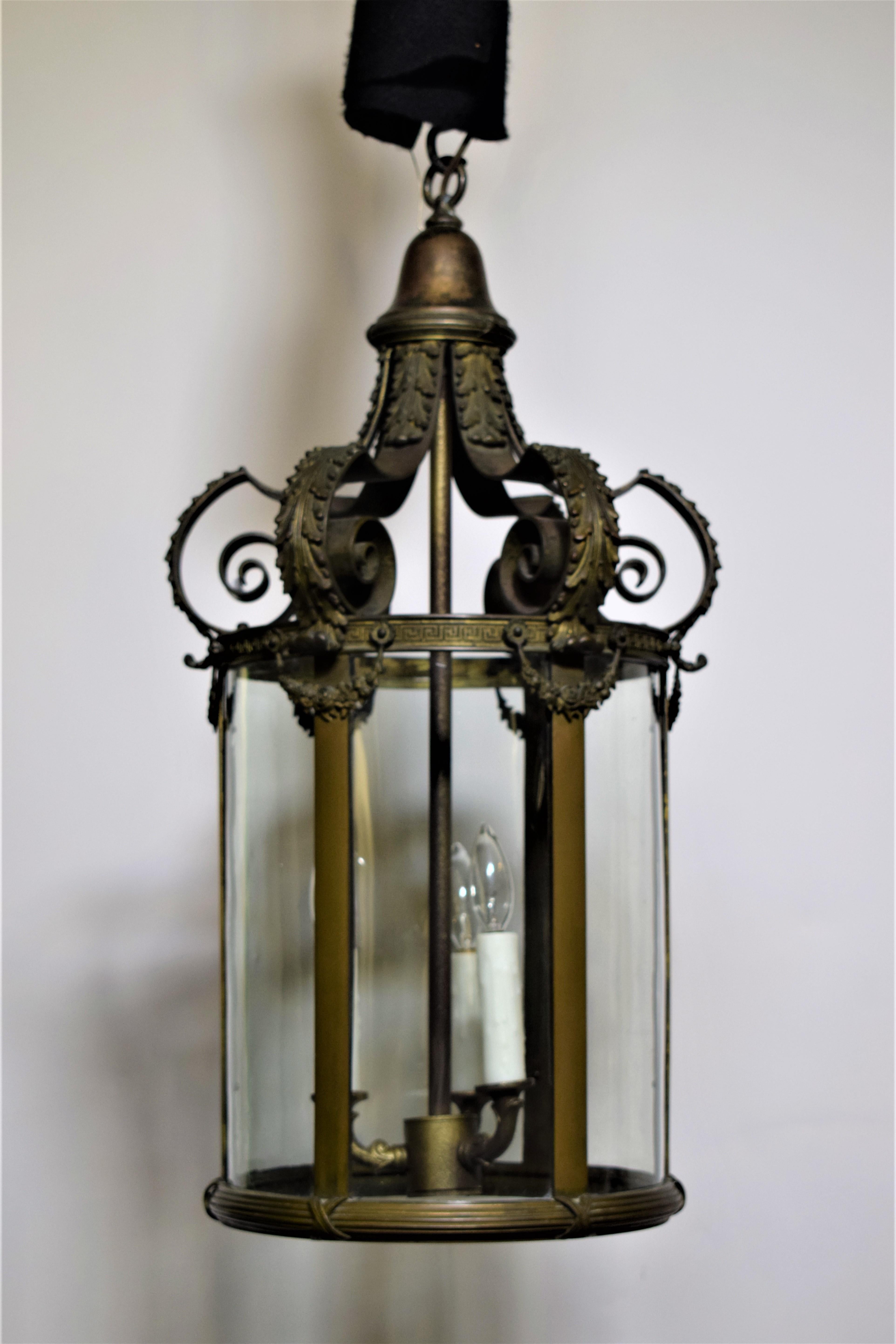 Louis XVI Style Lantern For Sale 5