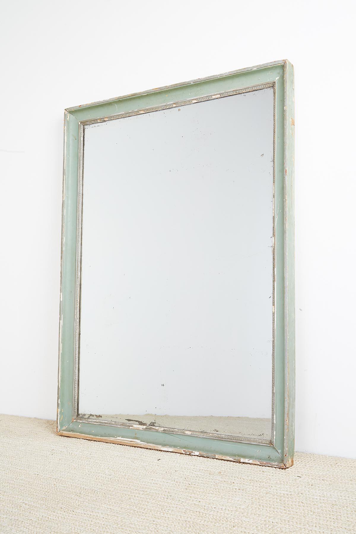 Louis XVI Style Late Gustavian Painted Mirror 4