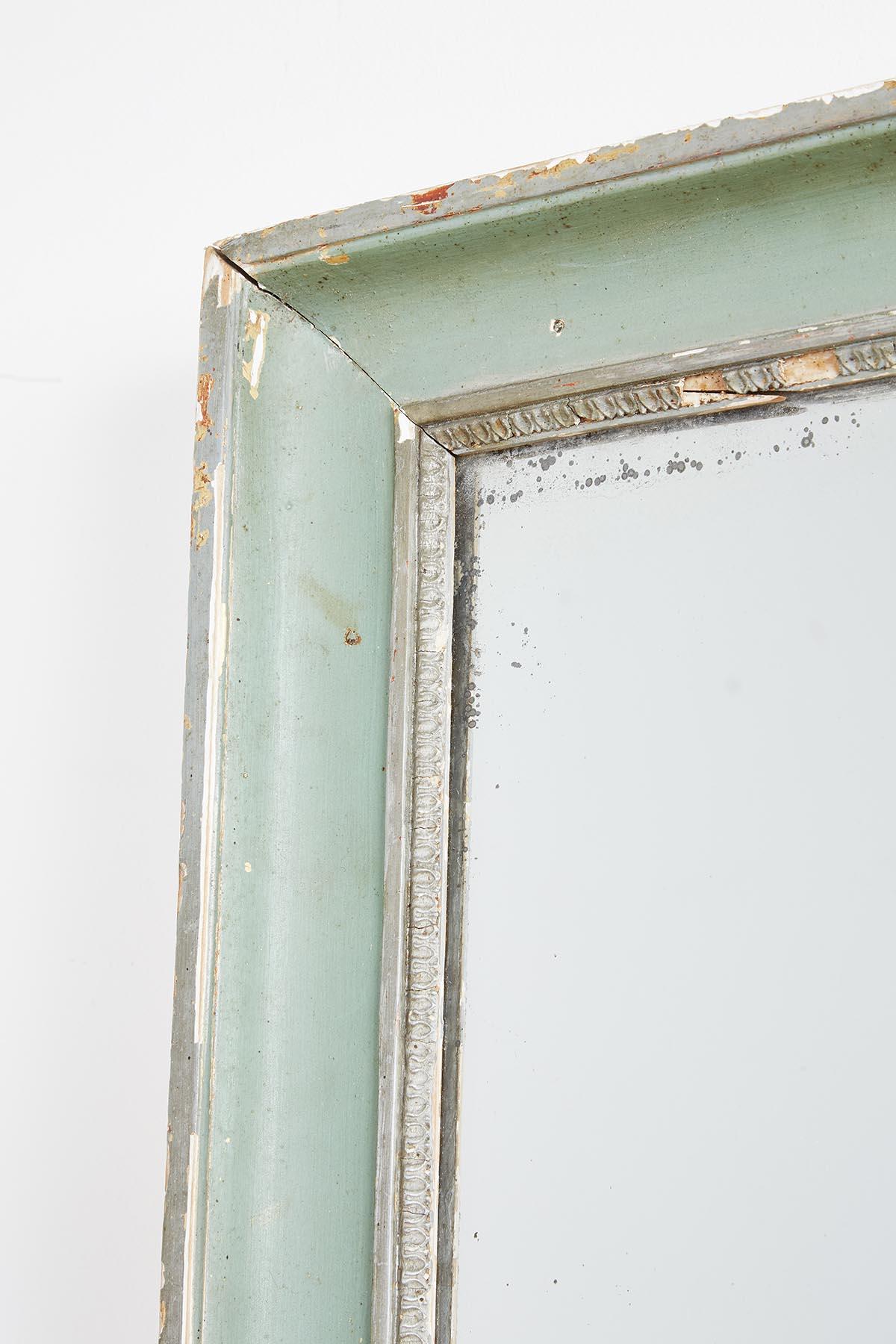 Louis XVI Style Late Gustavian Painted Mirror 9