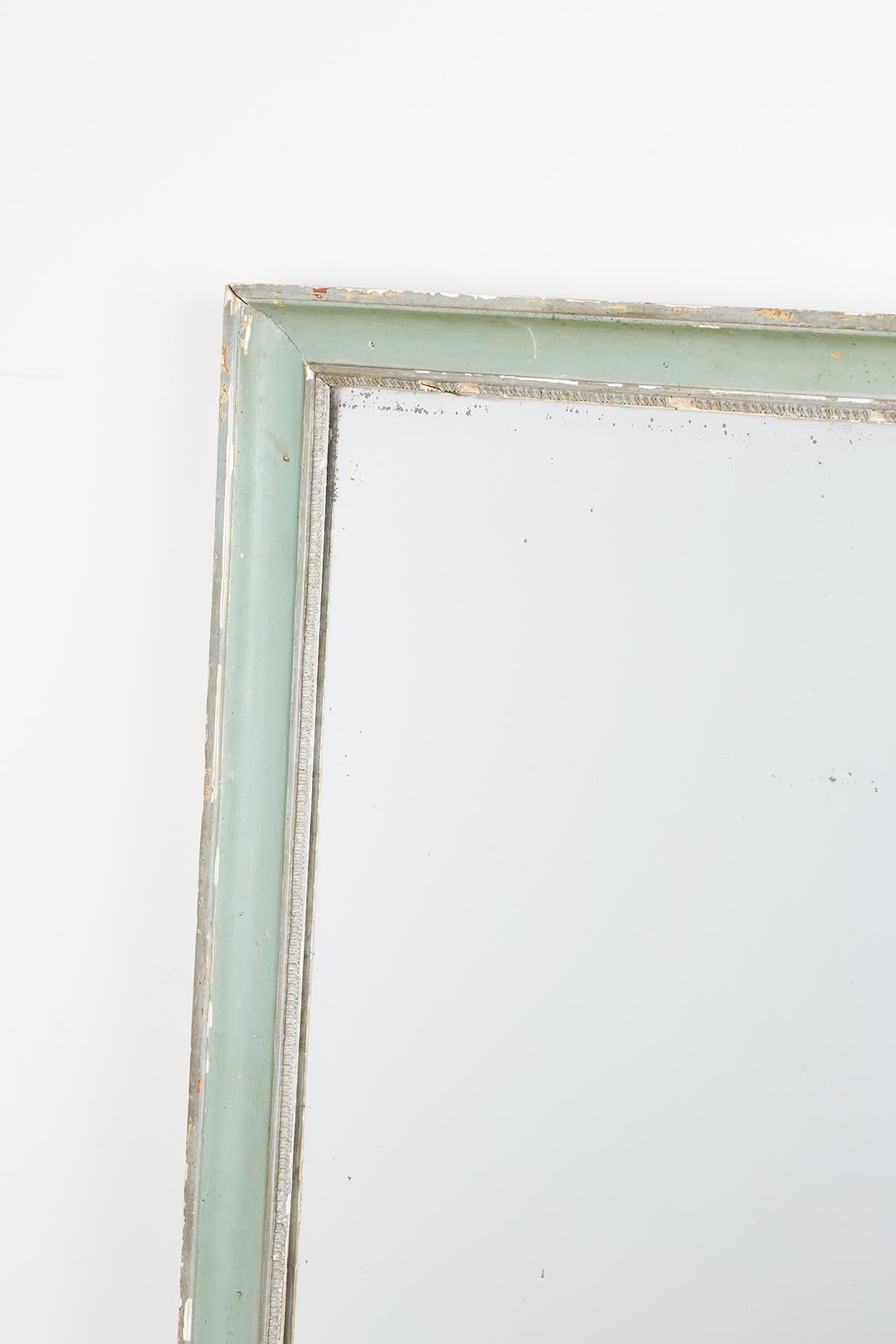 Hand-Crafted Louis XVI Style Late Gustavian Painted Mirror