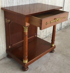 Louis XVI Style Library or Center Table in the Manner of Sosthène Bellanger