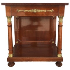 Louis XVI Style Library or Center Table in the Manner of Sosthène Bellanger