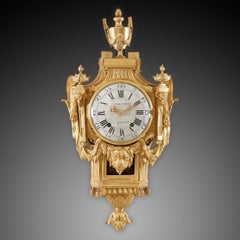 Louis XVI Style Lion Mask Wall Clock