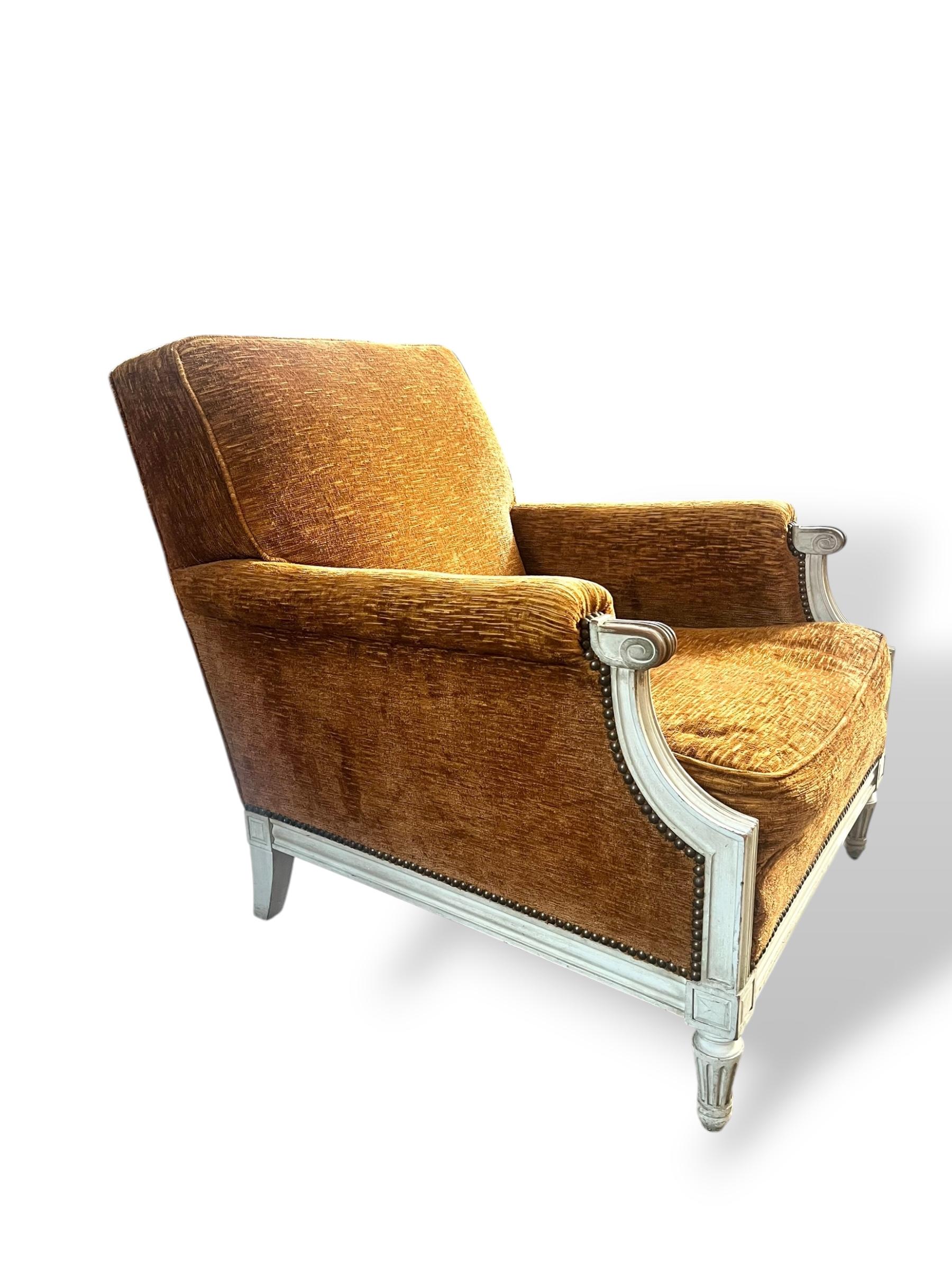 Velours Ensemble de salon de style Louis XVI en vente