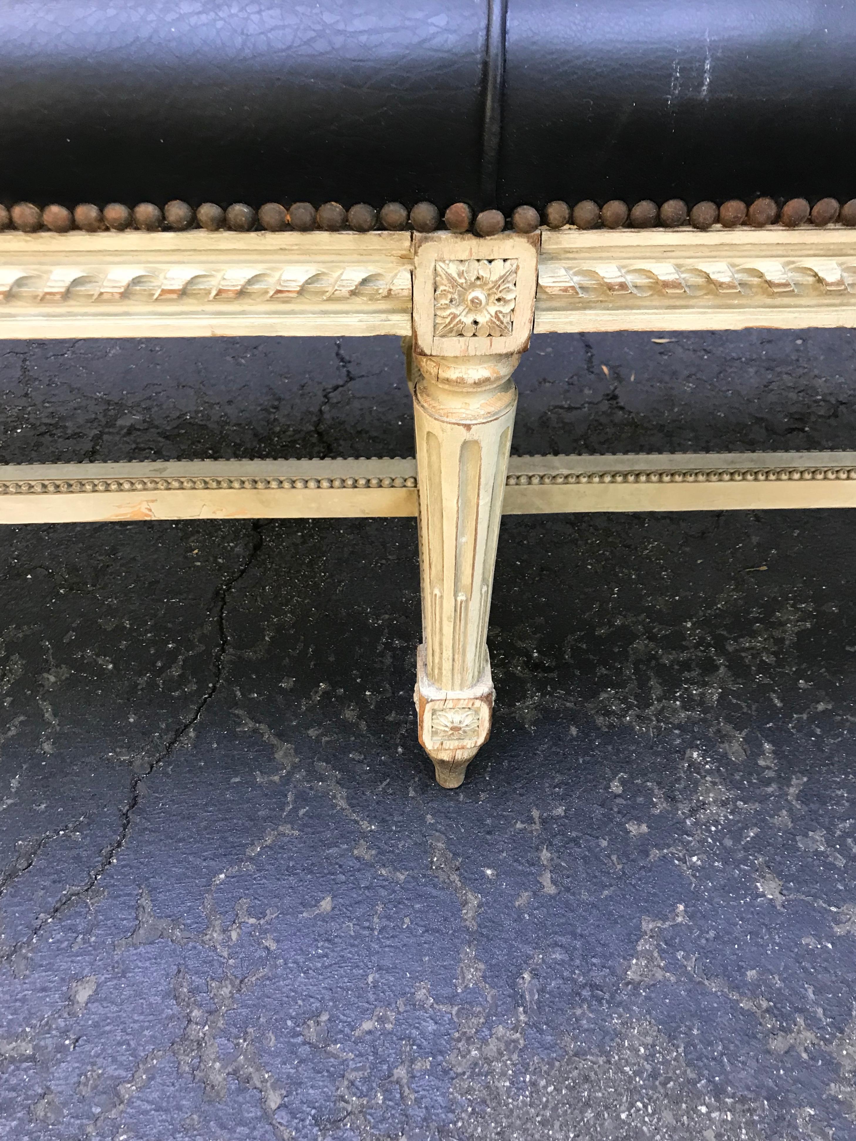 Banc néoclassique Louis XVI de Jansen en vente 4