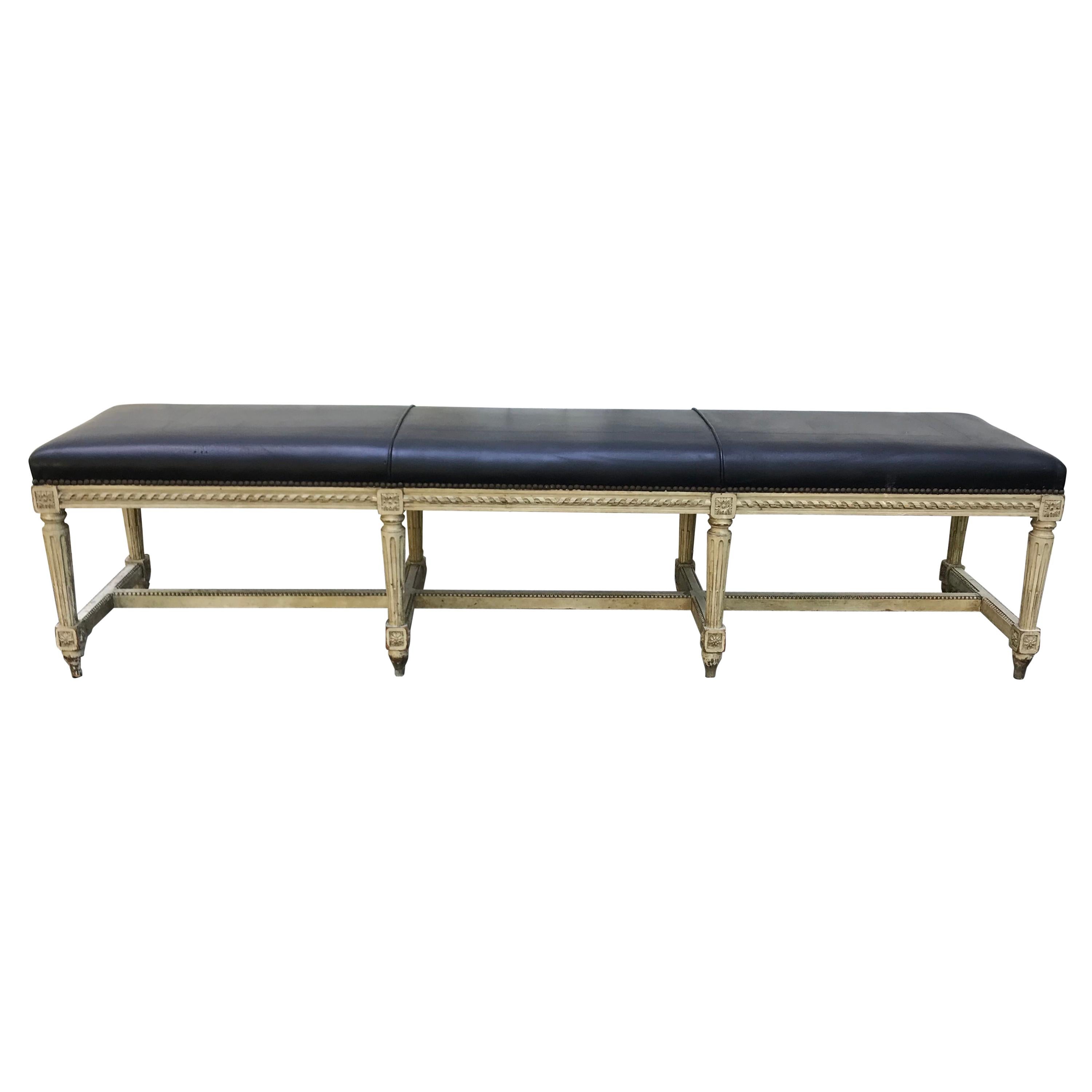 Banc néoclassique Louis XVI de Jansen en vente