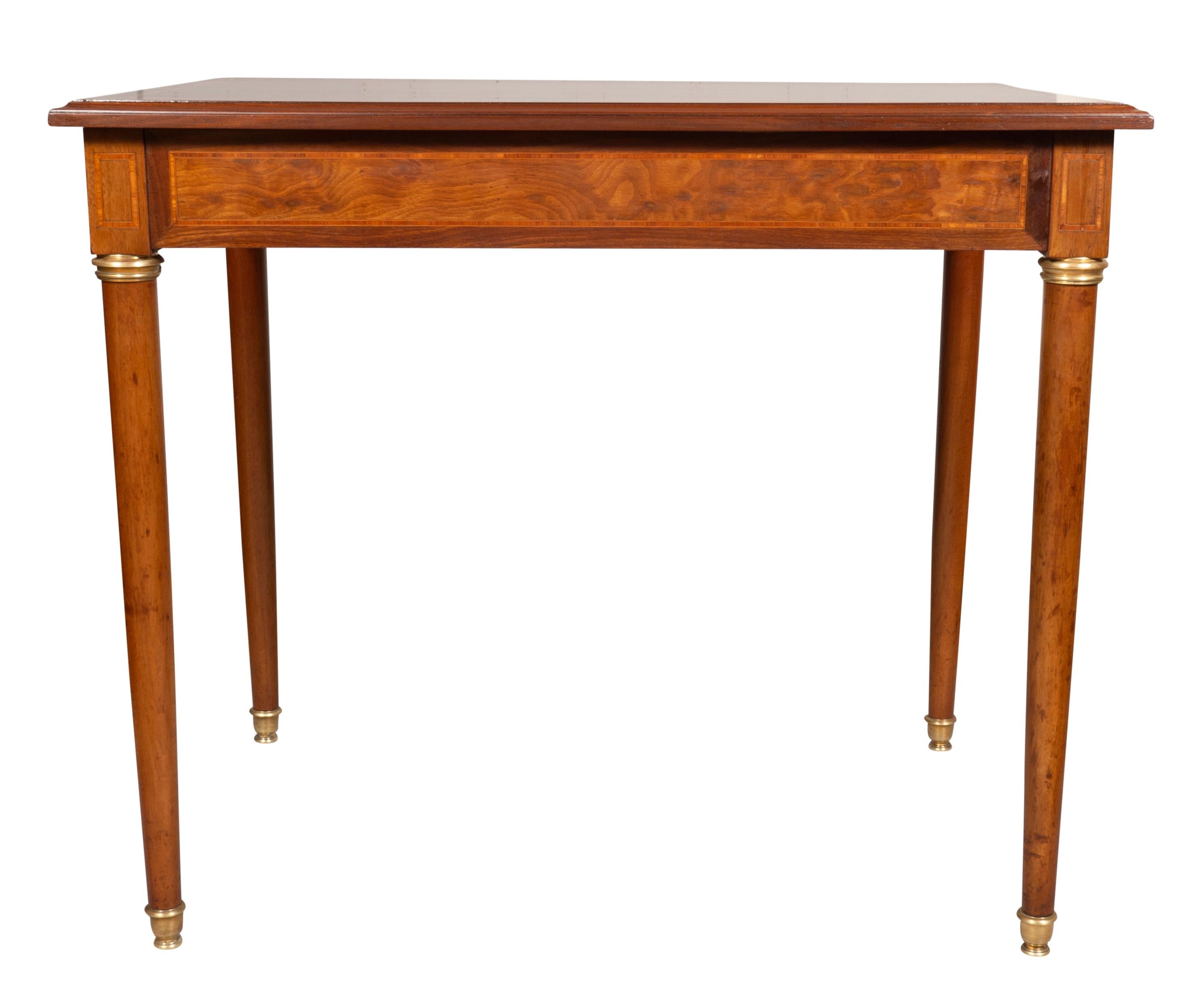 Late 19th Century Louis XVI Style Mahogany and Inlaid Table