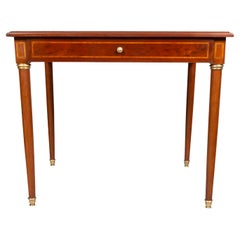 Louis XVI Style Mahogany and Inlaid Table