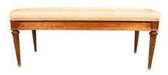 Louis XVI Style Mahogany Bench
