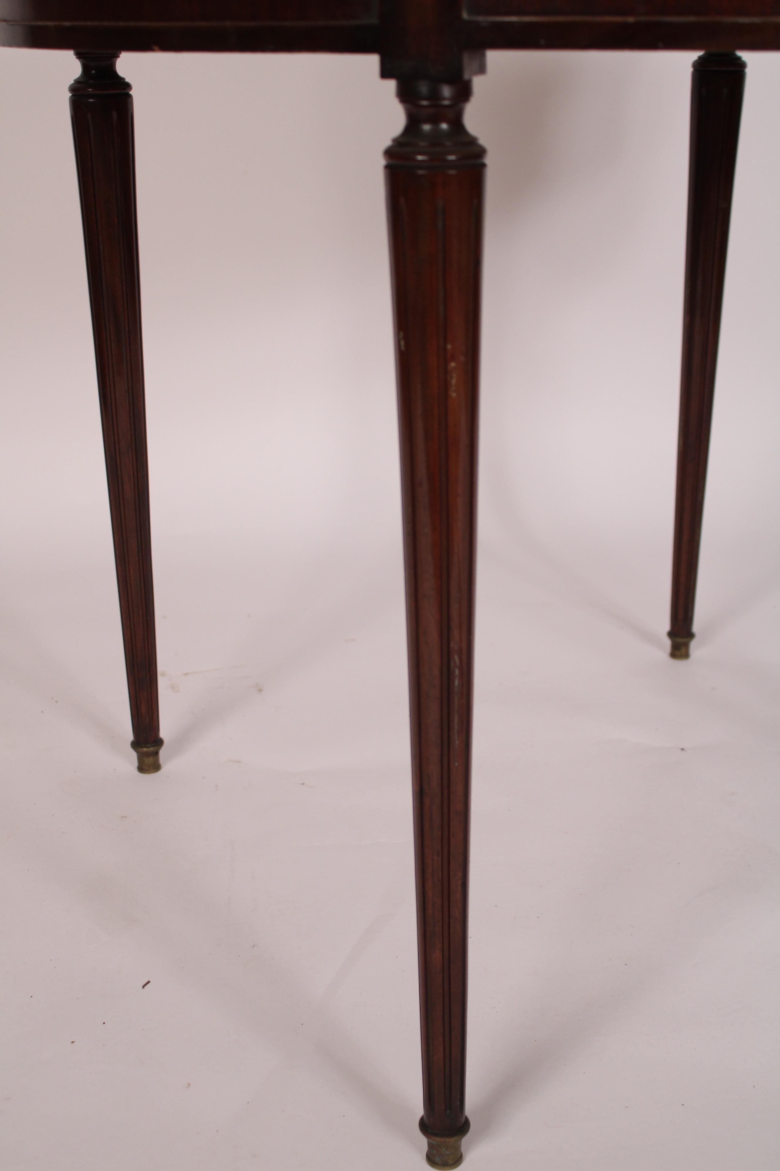 Louis XVI Style Mahogany Bouillotte Table For Sale 5
