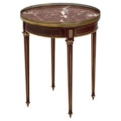 Louis XVI Style Mahogany Bouillotte Table