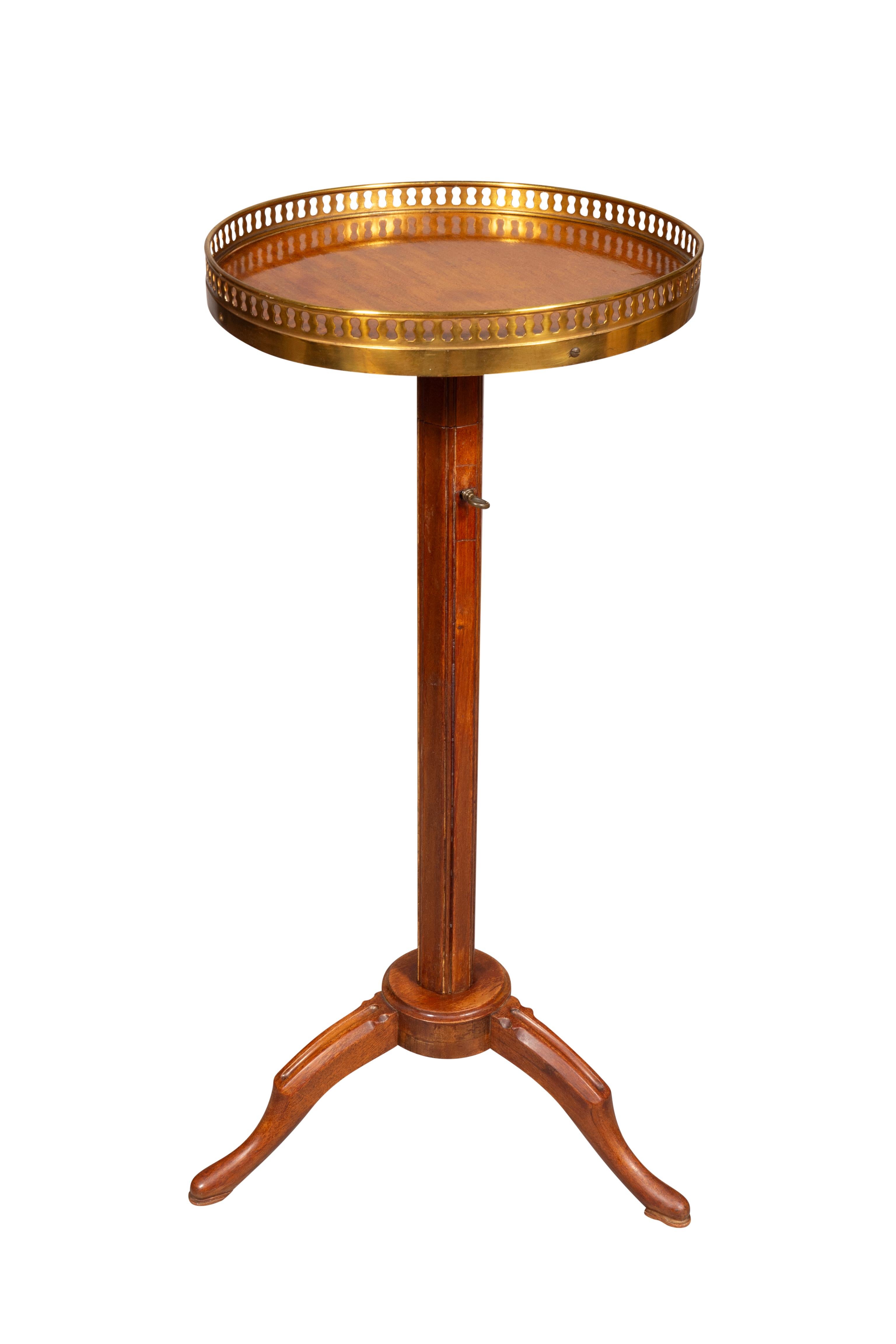 Louis XVI Style Mahogany Candlestand In Good Condition In Essex, MA