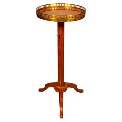 Candelabro de caoba estilo Luis XVI