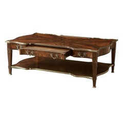 Louis XVI Style Mahogany Cocktail Table