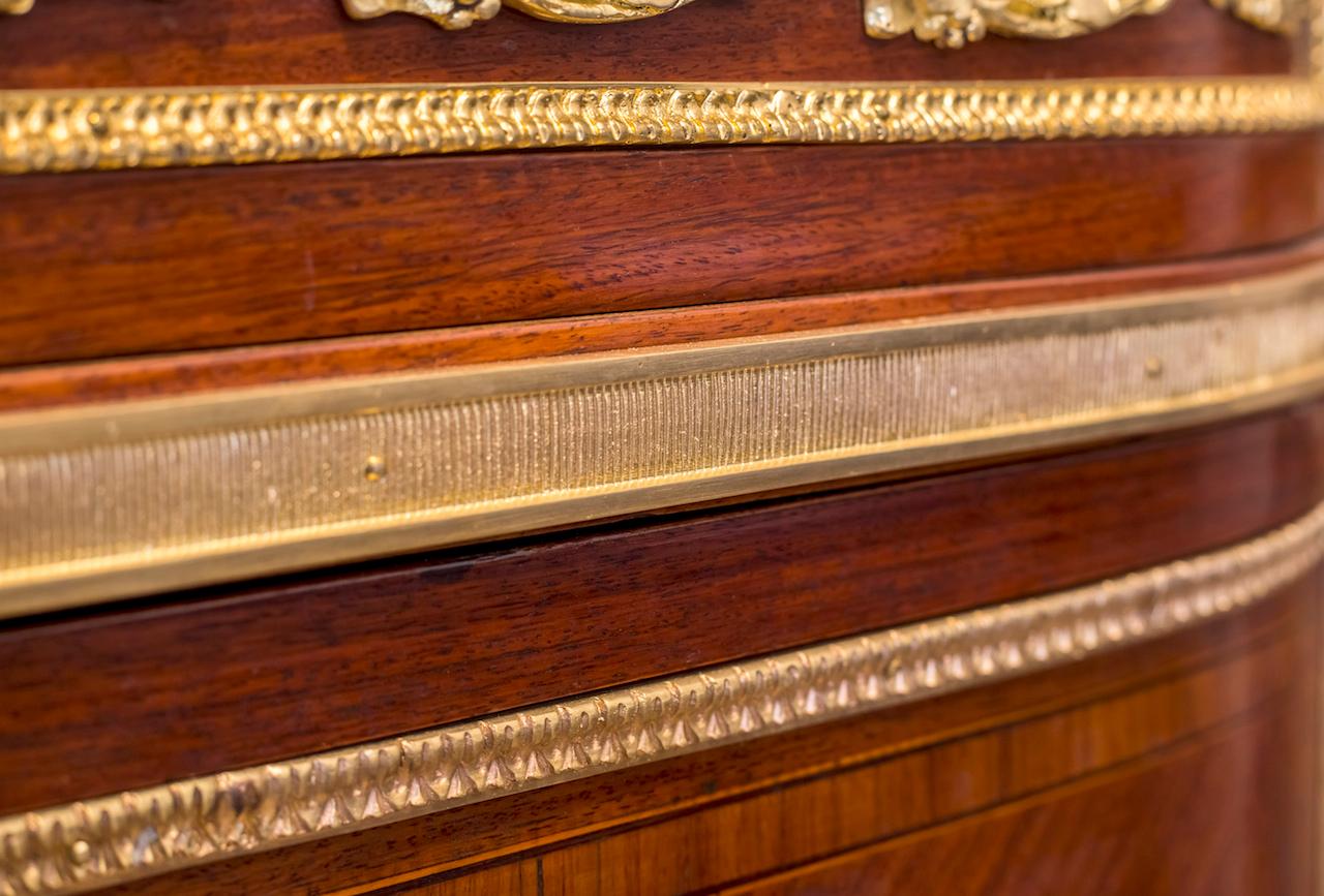 19th Century Louis XVI Style Mahogany Commode, J.-F. Leleu Model, circa 1880