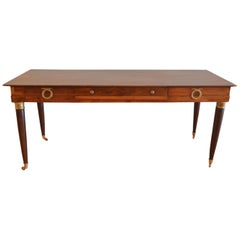 Louis XVI Style Mahogany Console or Sofa Table