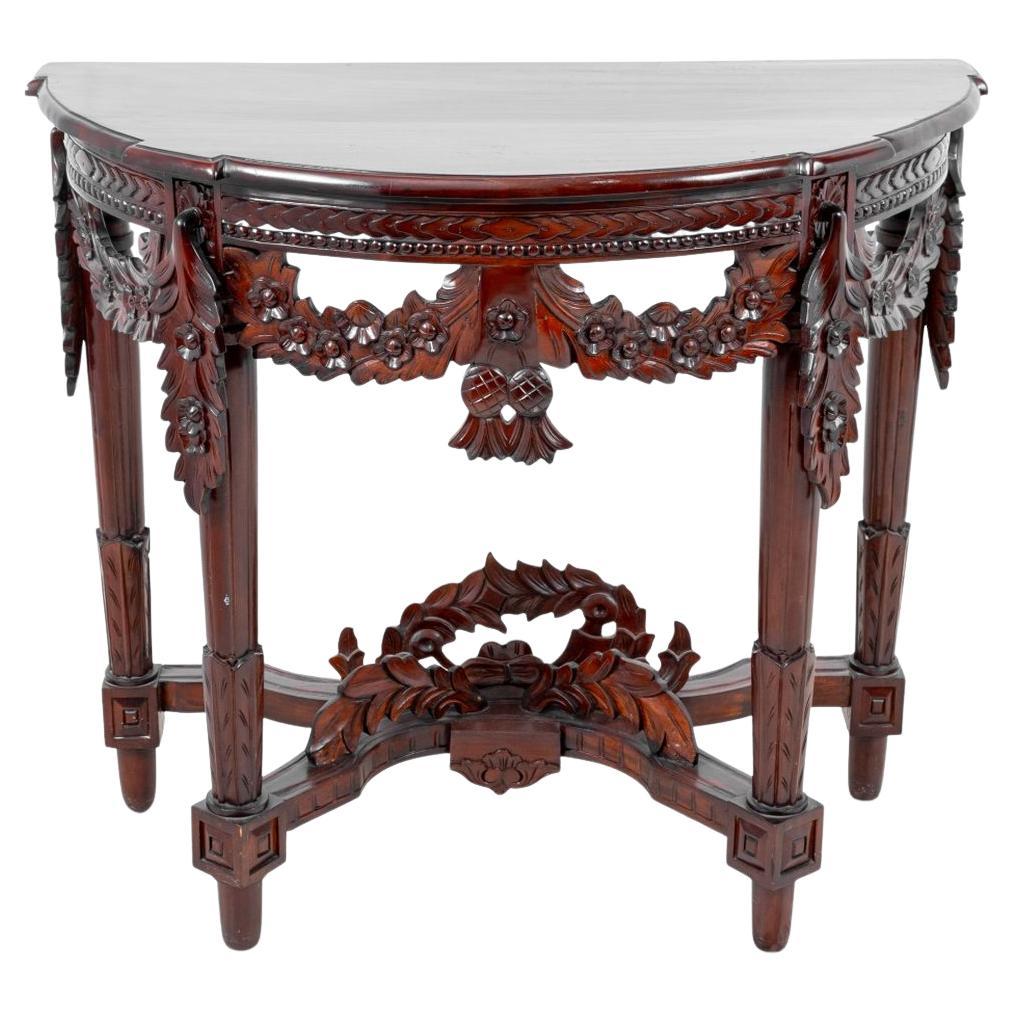 Konsolentisch aus Mahagoni im Louis XVI-Stil