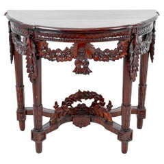 Konsolentisch aus Mahagoni im Louis XVI-Stil