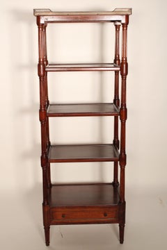 Etagère en acajou de style Louis XVI